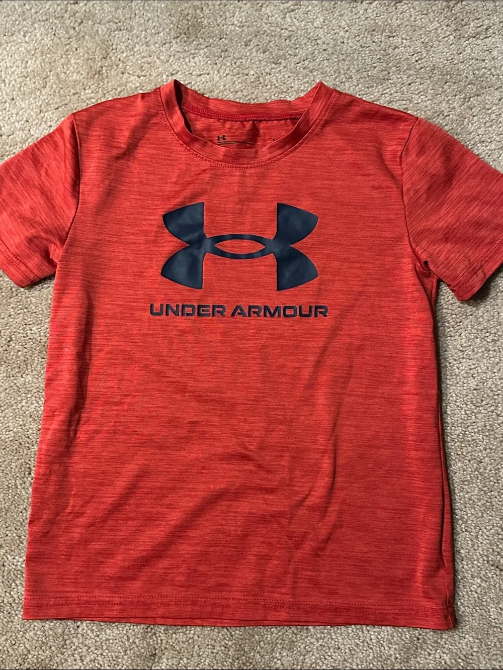 Under Armour Boys' Short Sleeve Logo Tees - Red, Blue, Gray
